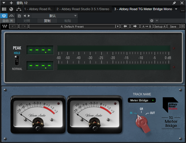 图片[2]-Abbey Road TG Meter Bridge音频插件实时监测音频信号动态电平状态效果器