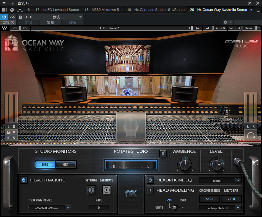 图片[2]-Nx Ocean Way Nashville音频插件Nx沉浸式空间音频技术逼真录音棚监听效果器