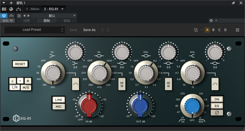 图片[2]-EQ-81音频插件经典硬件均衡器Neve 1081软件复刻版本效果器