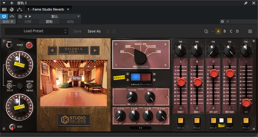 图片[2]-Home Studio Reverb音频插件模拟各种真实环境中混响效果器